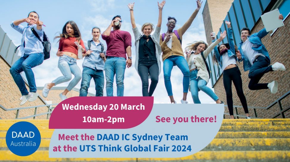 International university student group jumping together